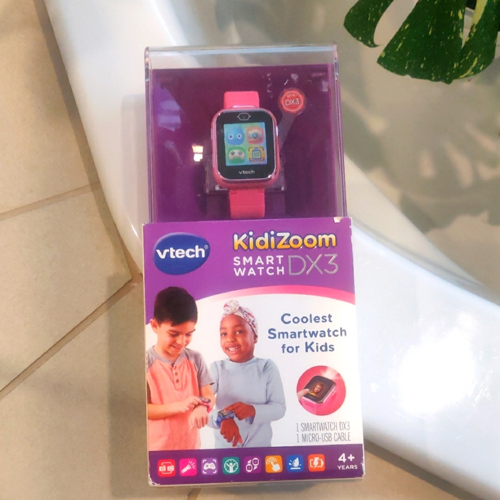 New!VTech KidiZoom Smartwatch DX3 in Pink Y2K Cottagecore Vintage Inspired Elect